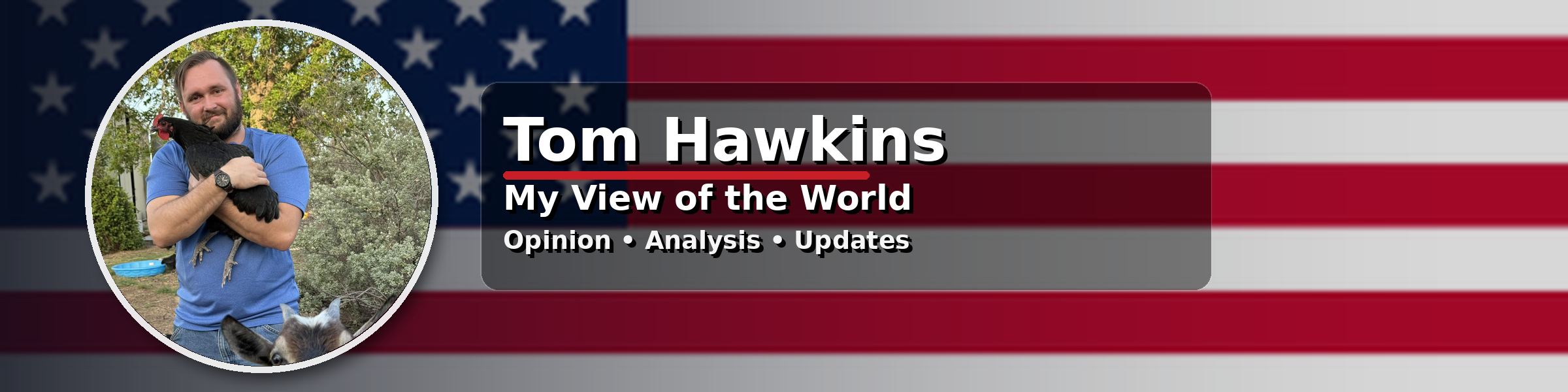 Tom Hawkins blog header banner